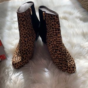 Rockport Leopard Brun Bootie Size 10